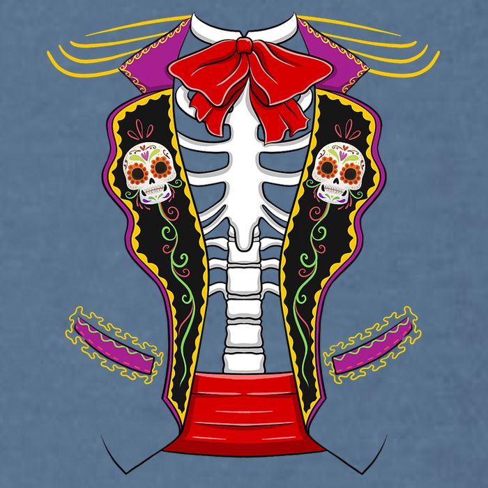 Day Of Dead Costume Halloween Matching Dia De Los Muertos Garment-Dyed Sweatshirt