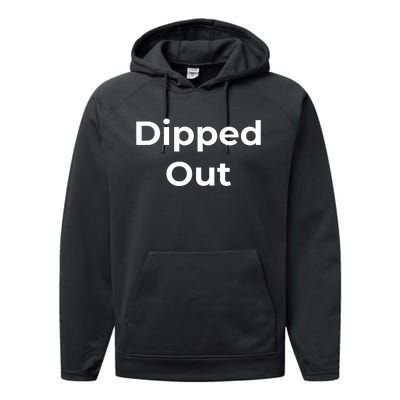 Dipped Out Performance Fleece Hoodie