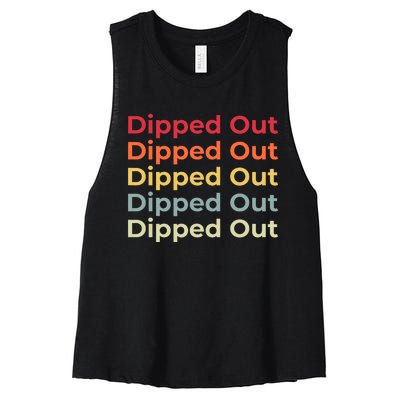 Dipped Out Women's Racerback Cropped Tank