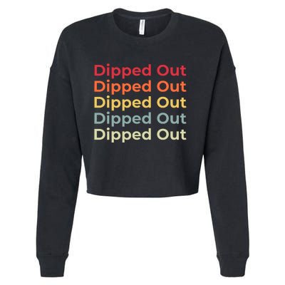 Dipped Out Cropped Pullover Crew