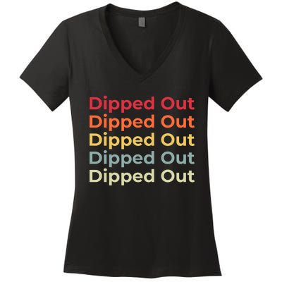 Dipped Out Women's V-Neck T-Shirt