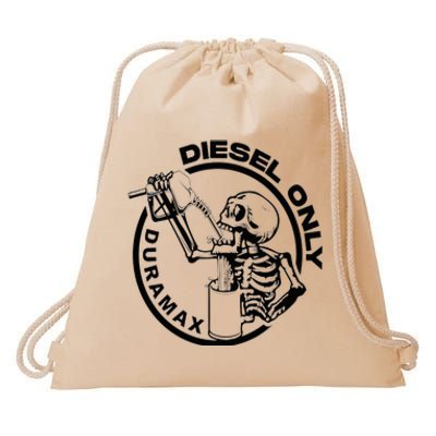 Diesel Only Duramax Lifted Truck Power Stroke Diesel Can Drawstring Bag