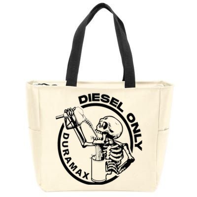 Diesel Only Duramax Lifted Truck Power Stroke Diesel Can Zip Tote Bag