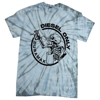 Diesel Only Duramax Lifted Truck Power Stroke Diesel Can Tie-Dye T-Shirt