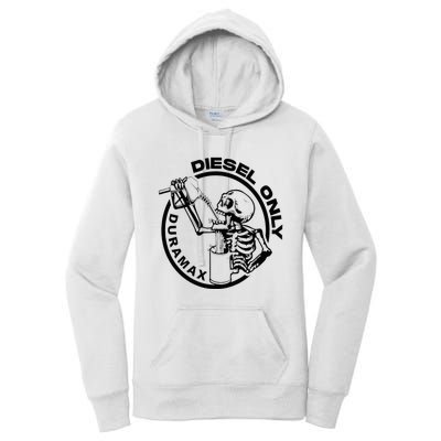 Diesel Only Duramax Lifted Truck Power Stroke Diesel Can Women's Pullover Hoodie