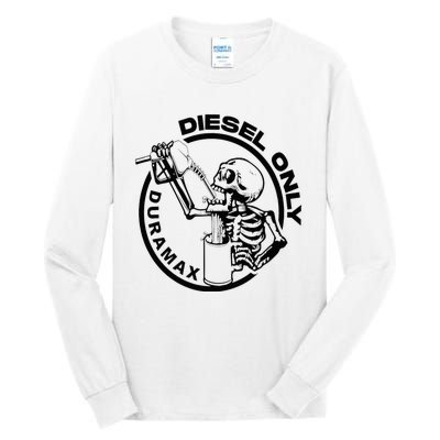 Diesel Only Duramax Lifted Truck Power Stroke Diesel Can Tall Long Sleeve T-Shirt