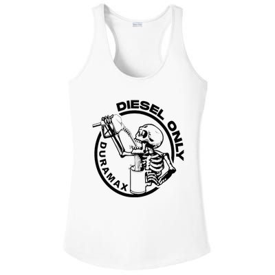 Diesel Only Duramax Lifted Truck Power Stroke Diesel Can Ladies PosiCharge Competitor Racerback Tank