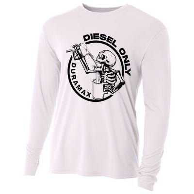 Diesel Only Duramax Lifted Truck Power Stroke Diesel Can Cooling Performance Long Sleeve Crew