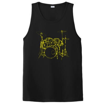 Drums Outline PosiCharge Competitor Tank