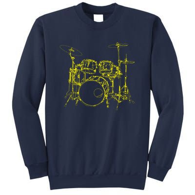 Drums Outline Sweatshirt