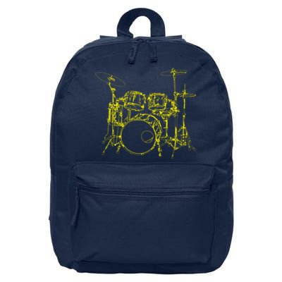 Drums Outline 16 in Basic Backpack