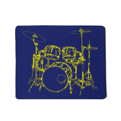 Drums Outline Mousepad