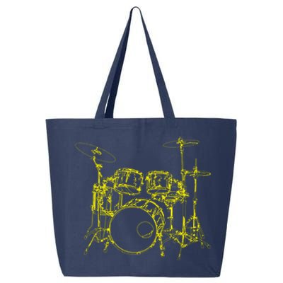 Drums Outline 25L Jumbo Tote