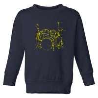 Drums Outline Toddler Sweatshirt