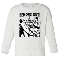 Demons Out Toddler Long Sleeve Shirt