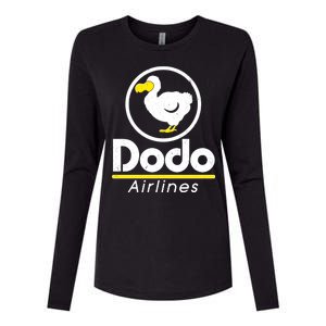 Dodo Airlines Womens Cotton Relaxed Long Sleeve T-Shirt