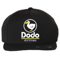 Dodo Airlines Wool Snapback Cap