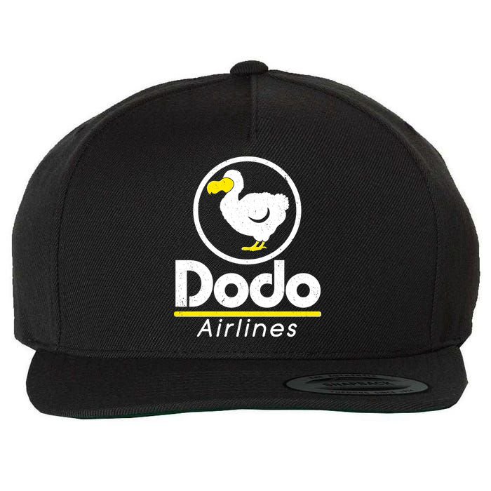 Dodo Airlines Wool Snapback Cap