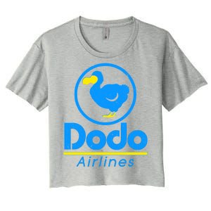 Dodo Airlines Women's Crop Top Tee