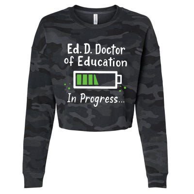 Doctor Of Education EdD In Progress And Slow Loading Cropped Pullover Crew