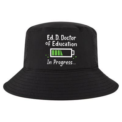 Doctor Of Education EdD In Progress And Slow Loading Cool Comfort Performance Bucket Hat