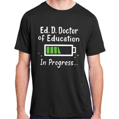 Doctor Of Education EdD In Progress And Slow Loading Adult ChromaSoft Performance T-Shirt