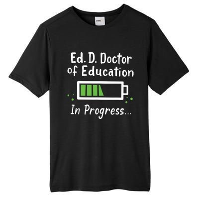 Doctor Of Education EdD In Progress And Slow Loading Tall Fusion ChromaSoft Performance T-Shirt