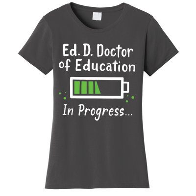 Doctor Of Education EdD In Progress And Slow Loading Women's T-Shirt