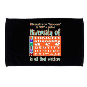 Diversity Of Enrich Antiracism Inclusion Dei Culture Gift Microfiber Hand Towel