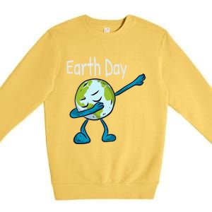 Day Of Earth Save The Planet Stop Global Warming Gift Premium Crewneck Sweatshirt