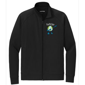 Day Of Earth Save The Planet Stop Global Warming Gift Stretch Full-Zip Cadet Jacket