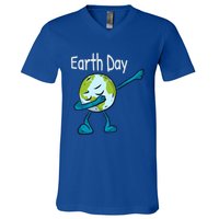 Day Of Earth Save The Planet Stop Global Warming Gift V-Neck T-Shirt