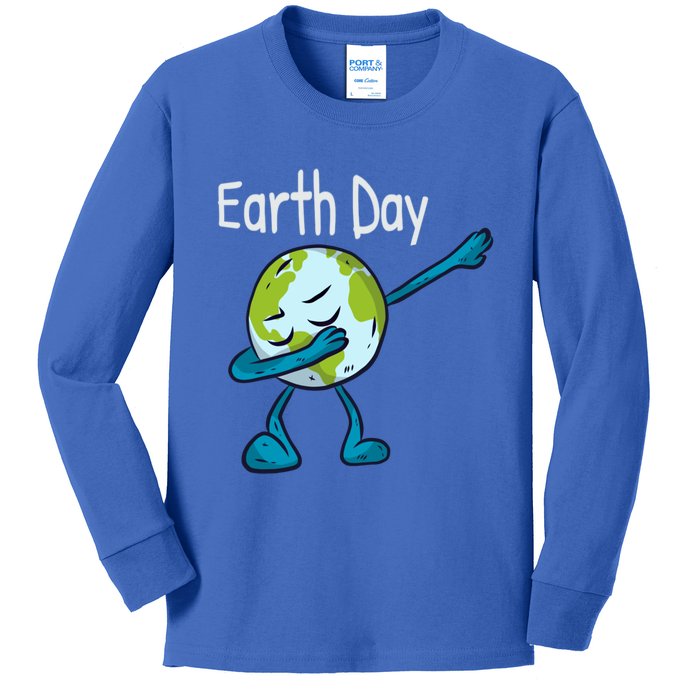 Day Of Earth Save The Planet Stop Global Warming Gift Kids Long Sleeve Shirt