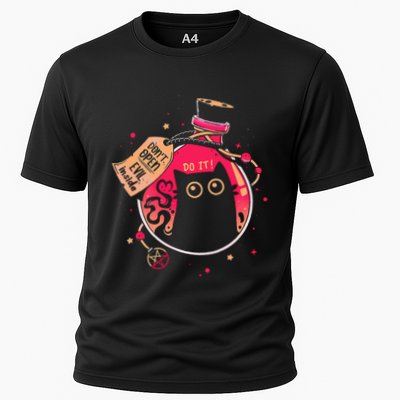DonT Open Evil Inside Funny Cat Performance Shirt