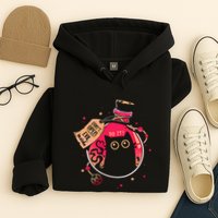 DonT Open Evil Inside Funny Cat Hoodie