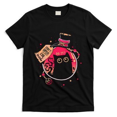 DonT Open Evil Inside Funny Cat T-Shirt