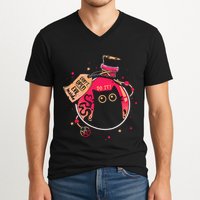 DonT Open Evil Inside Funny Cat V-Neck T-Shirt