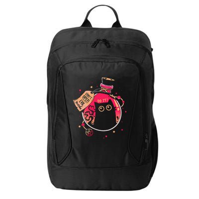 DonT Open Evil Inside Funny Cat City Backpack