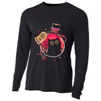 DonT Open Evil Inside Funny Cat Cooling Performance Long Sleeve Crew
