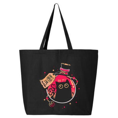 DonT Open Evil Inside Funny Cat 25L Jumbo Tote
