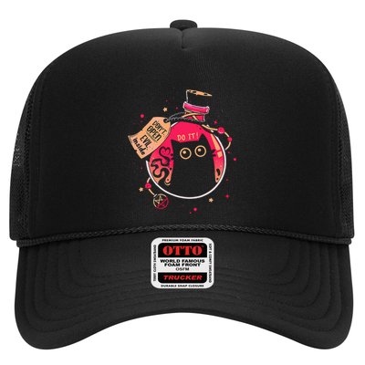 DonT Open Evil Inside Funny Cat Trucker Hat