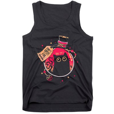 DonT Open Evil Inside Funny Cat Tank Top