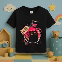 DonT Open Evil Inside Funny Cat Toddler T-Shirt
