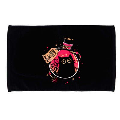 DonT Open Evil Inside Funny Cat Microfiber Hand Towel