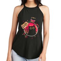 DonT Open Evil Inside Funny Cat Women's Perfect Tri Rocker Tank