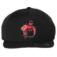 DonT Open Evil Inside Funny Cat Wool Snapback Cap