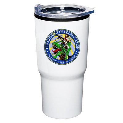 Department Of Edumacation United States Of America Trex Jesus Tumbler