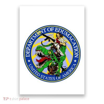 Department Of Edumacation United States Of America Trex Jesus Poster