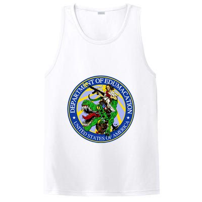 Department Of Edumacation United States Of America Trex Jesus PosiCharge Competitor Tank