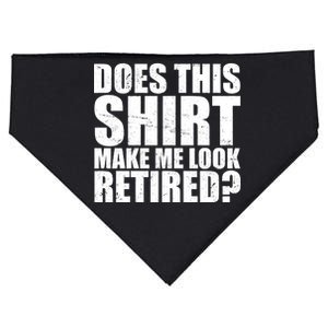 Does This Shirt Make Me Look Retired? USA-Made Doggie Bandana